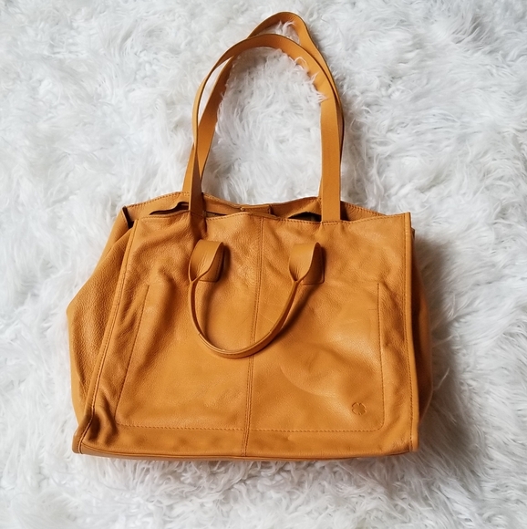 Lucky Brand Leather Tote Handbag - Picture 11 of 13